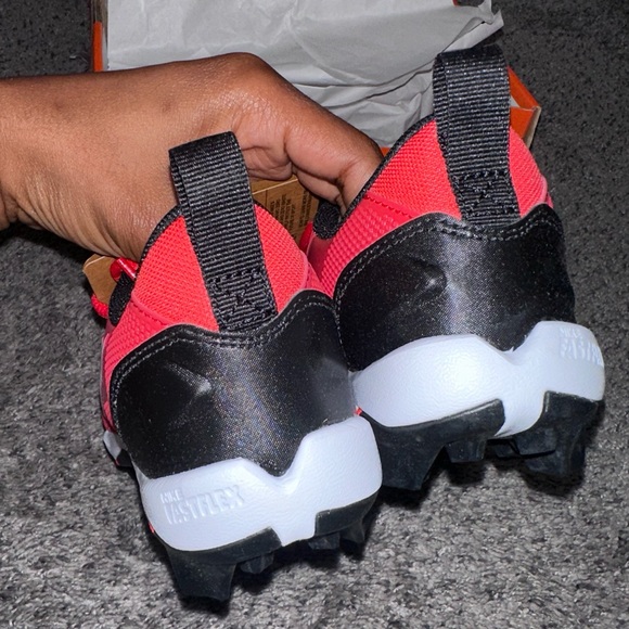 Nike Force Trout 9 Keystone Kids Baseball Cleats Red Black 1.5 Youth FB9731 NIB - Picture 6 of 8